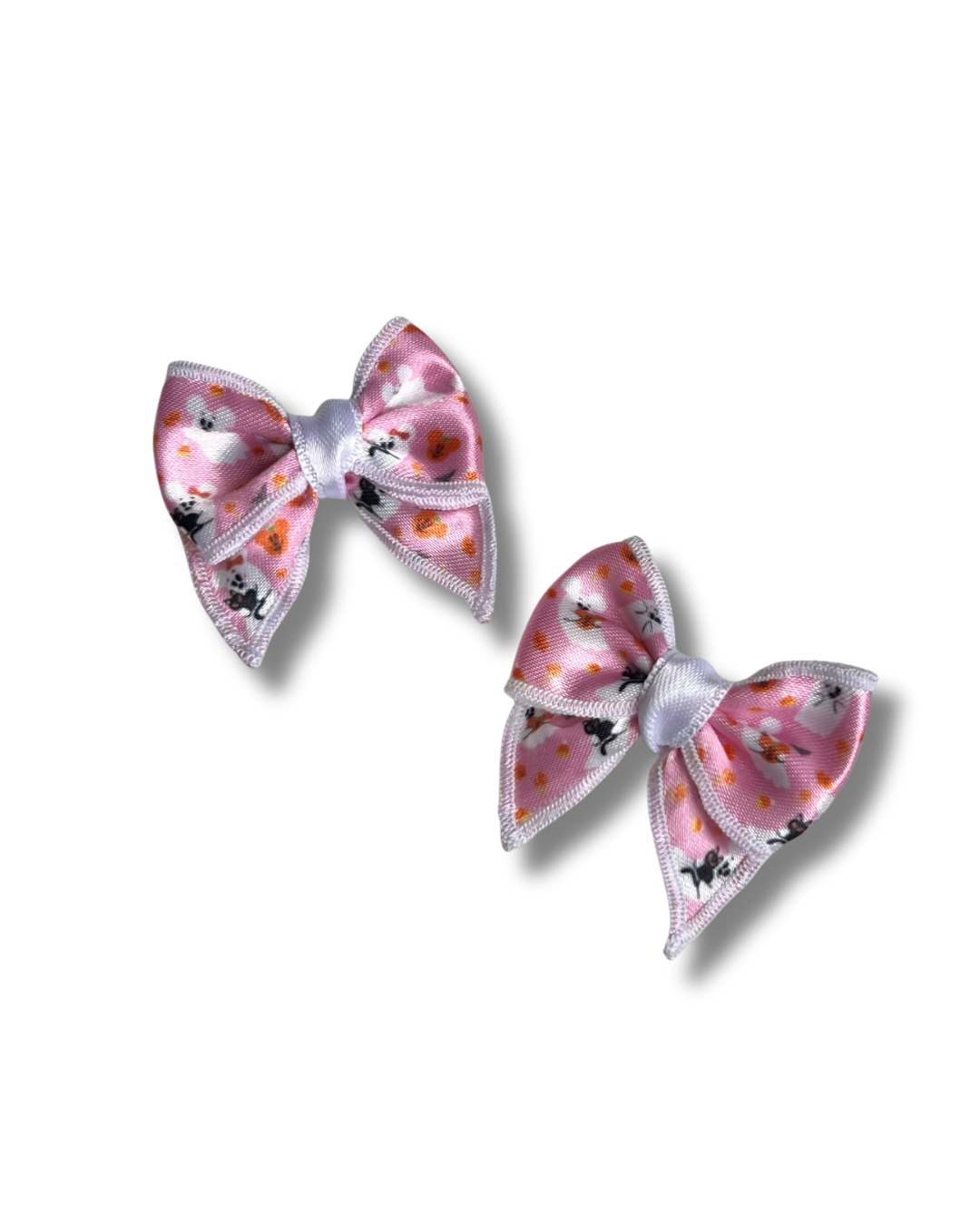 Baby Bow "Petits fantômes" rose