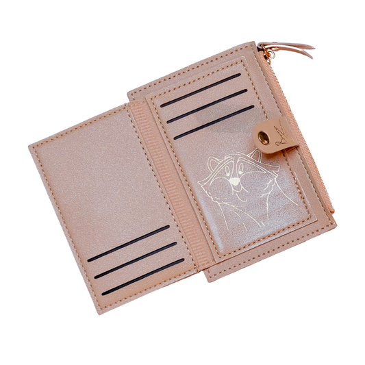 Porte carte Pocahontas beige