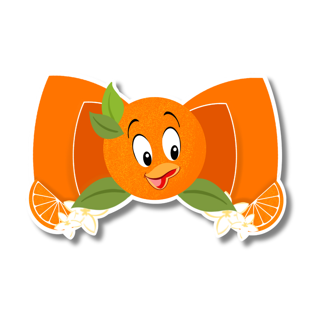 Stickers Noeud Orange Bird