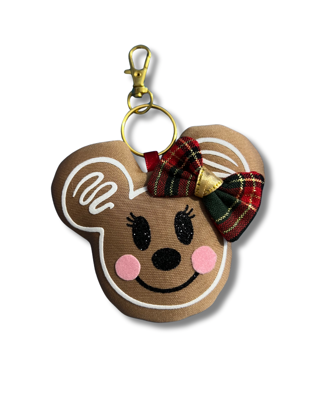 Porte clé Pain d’épices tartan