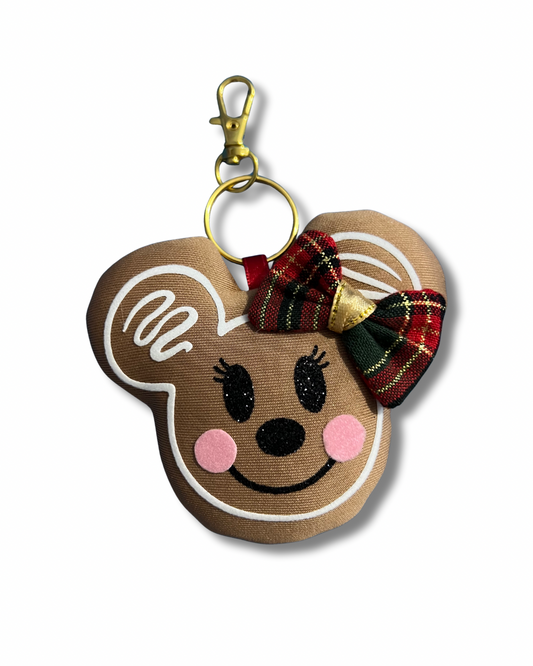 Porte clé Pain d’épices tartan