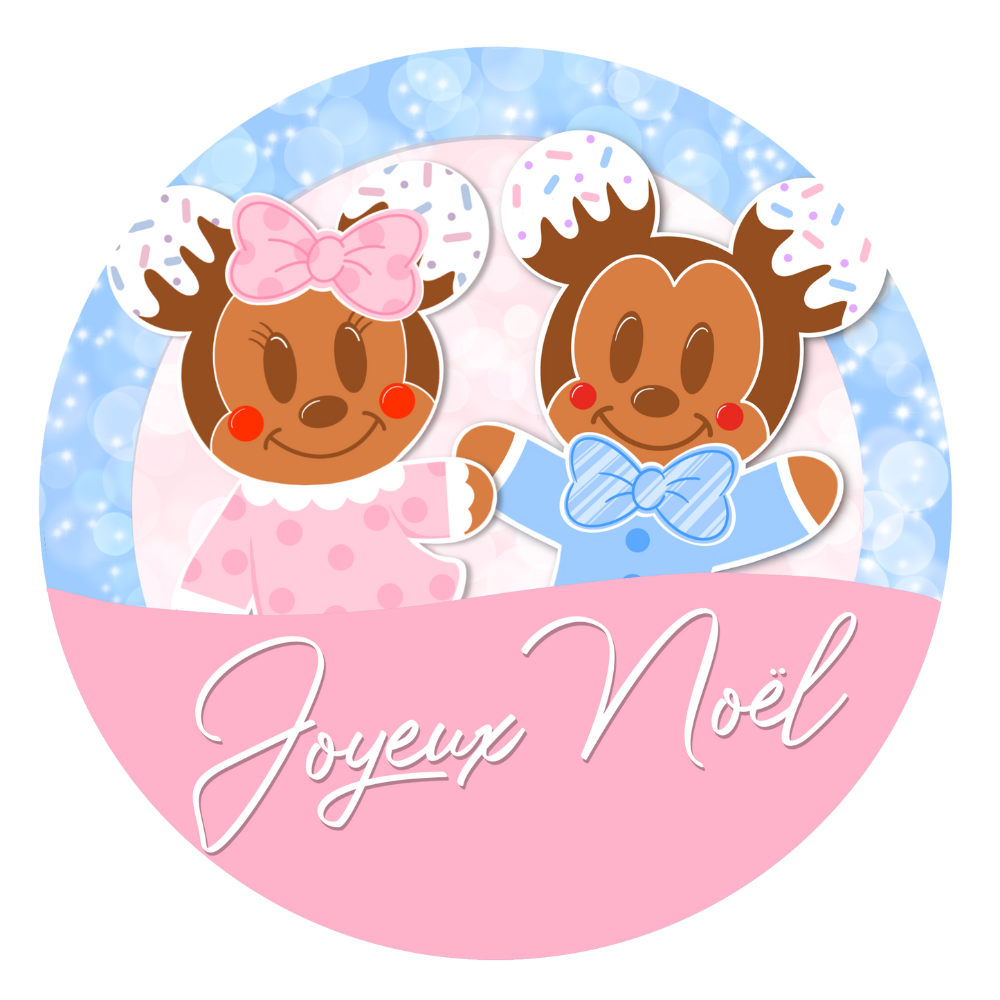 Badge Gingerbread Pastel