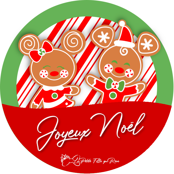 Badge Pain d'épices Rouge/vert