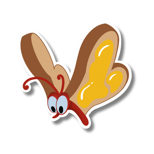 Stickers Papillon Biscotte