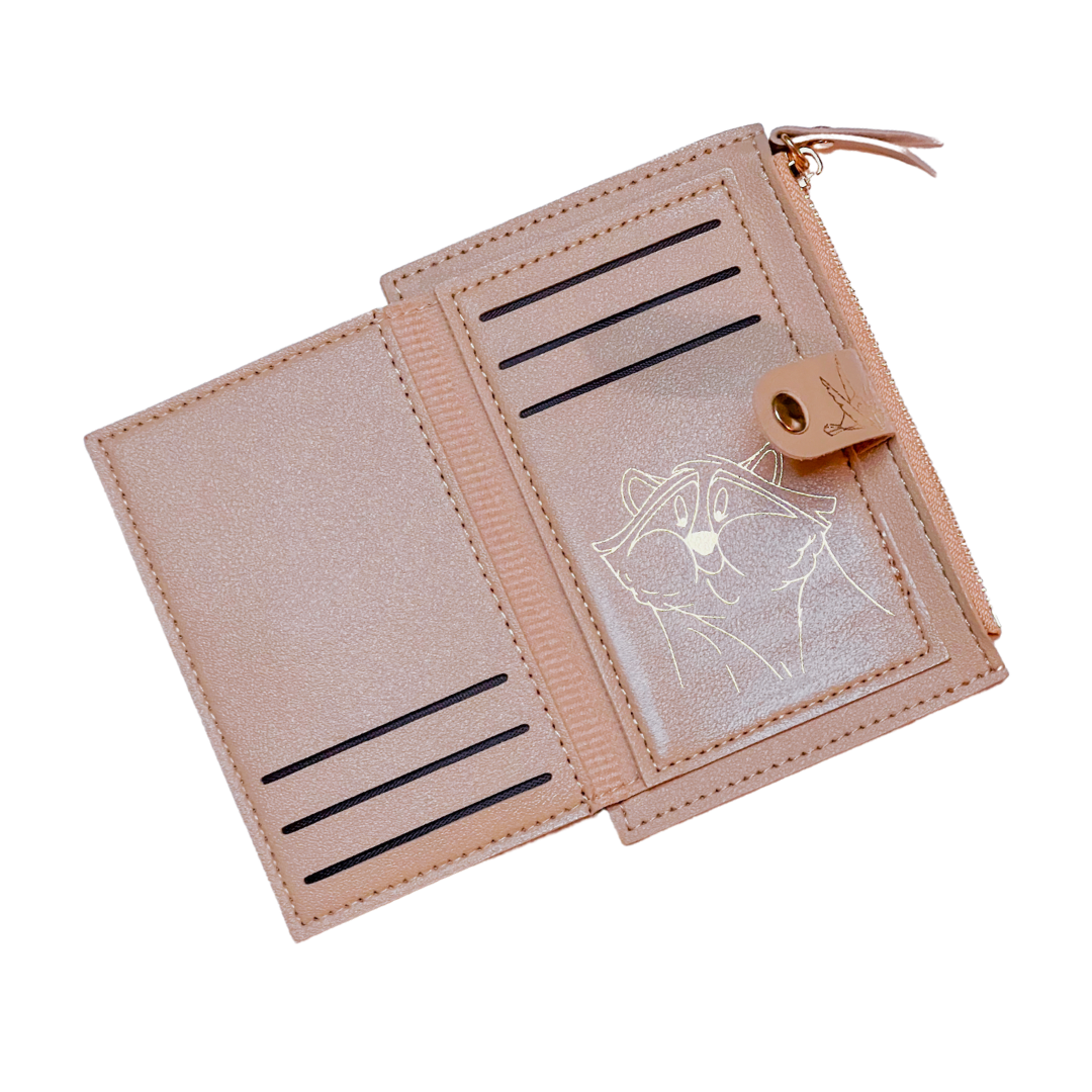 Porte carte Pocahontas beige
