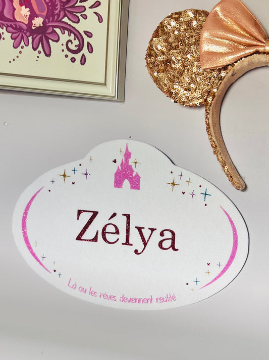 Panneau nametag