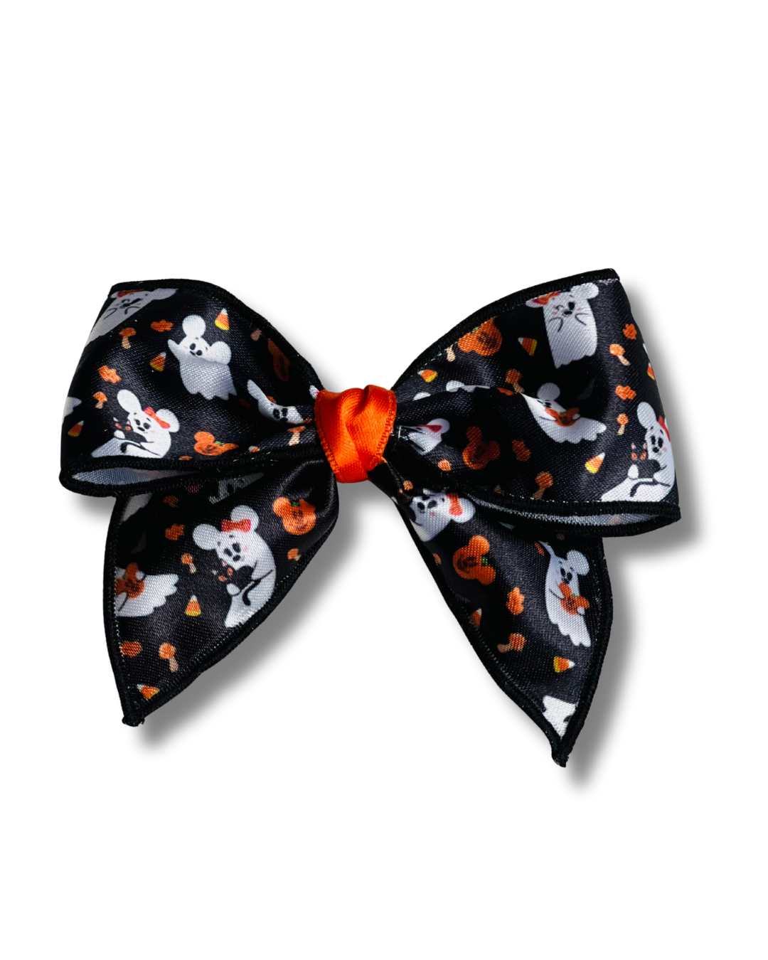 Bow "Petits fantômes" noir