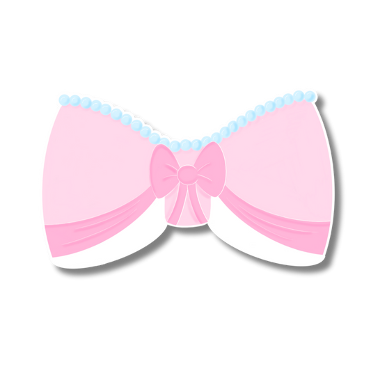 Stickers Noeud Cendrillon rose