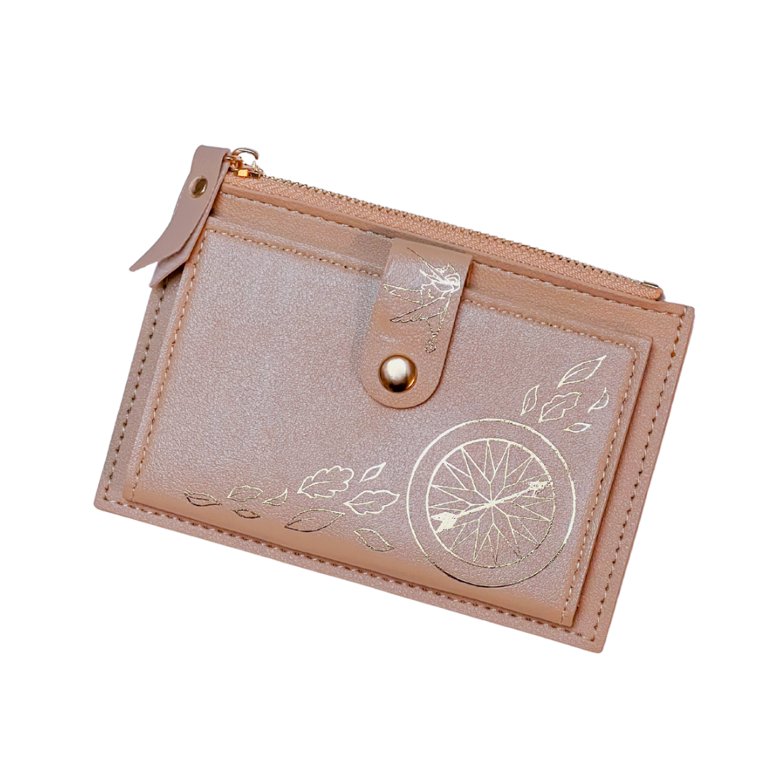 Porte carte Pocahontas beige