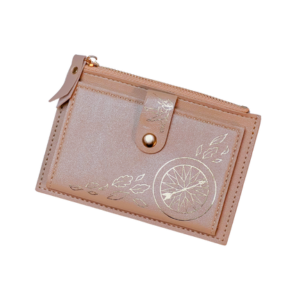 Porte carte Pocahontas beige
