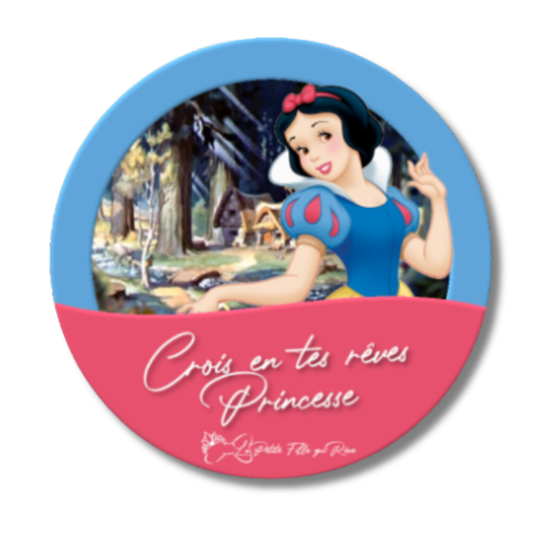 Badge Blanche neige
