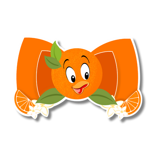 Stickers Noeud Orange Bird