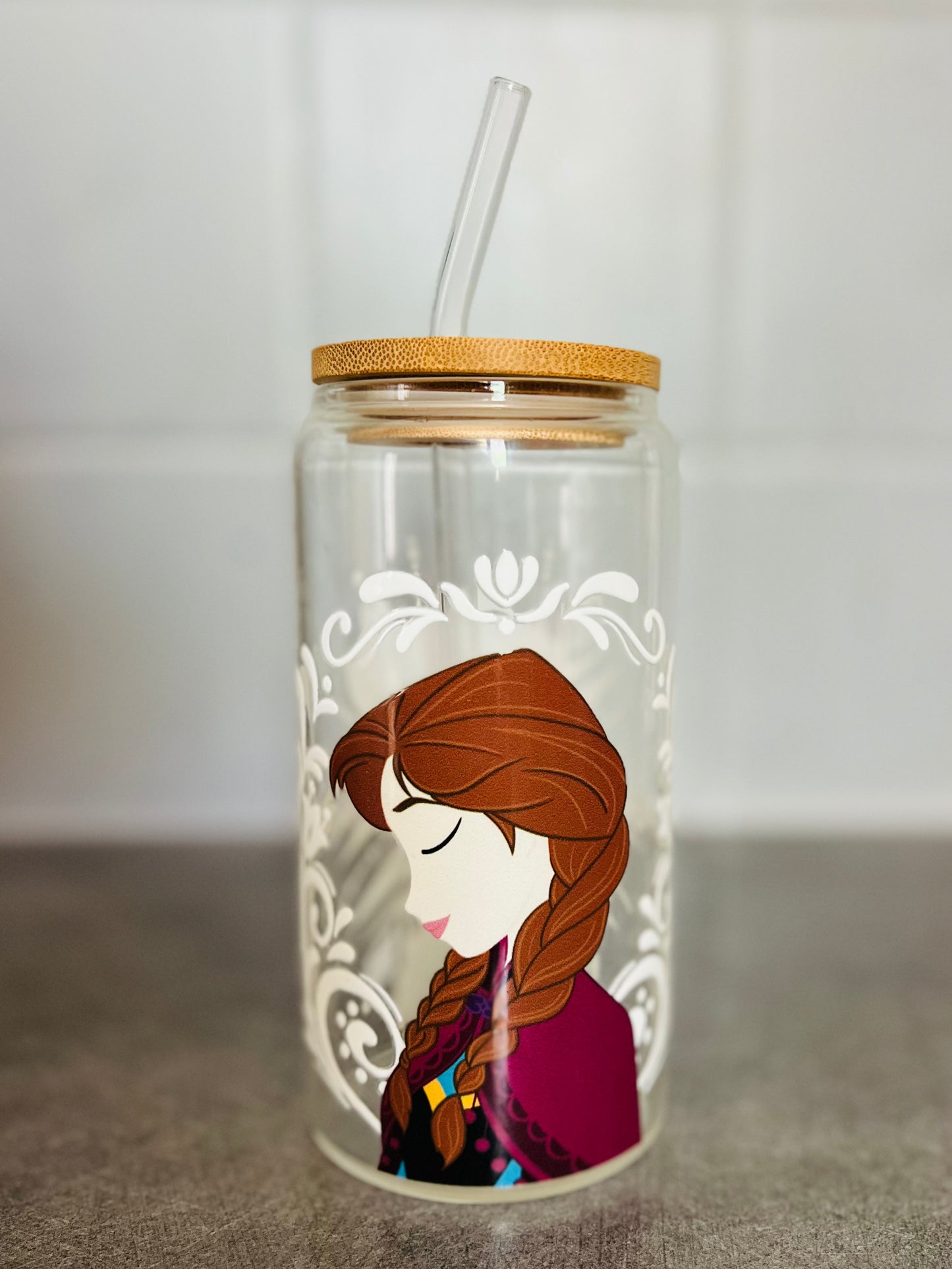 Verre Anna & Elsa (PRECOMMANDE)