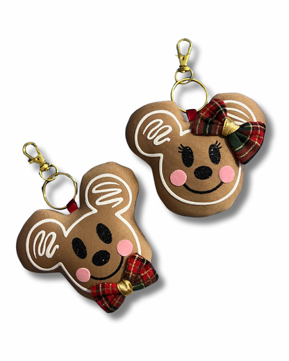 Porte clé Pain d’épices tartan