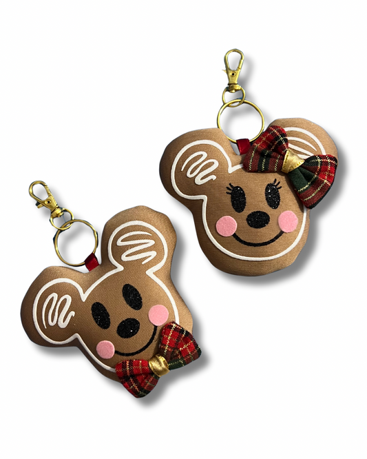 Porte clé Pain d’épices tartan