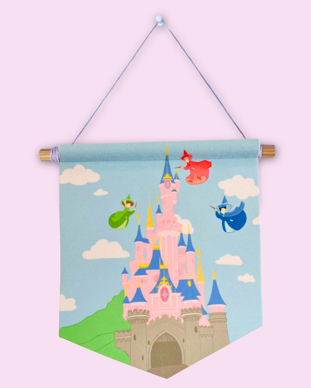 Fanion Chateau Disneyland Paris