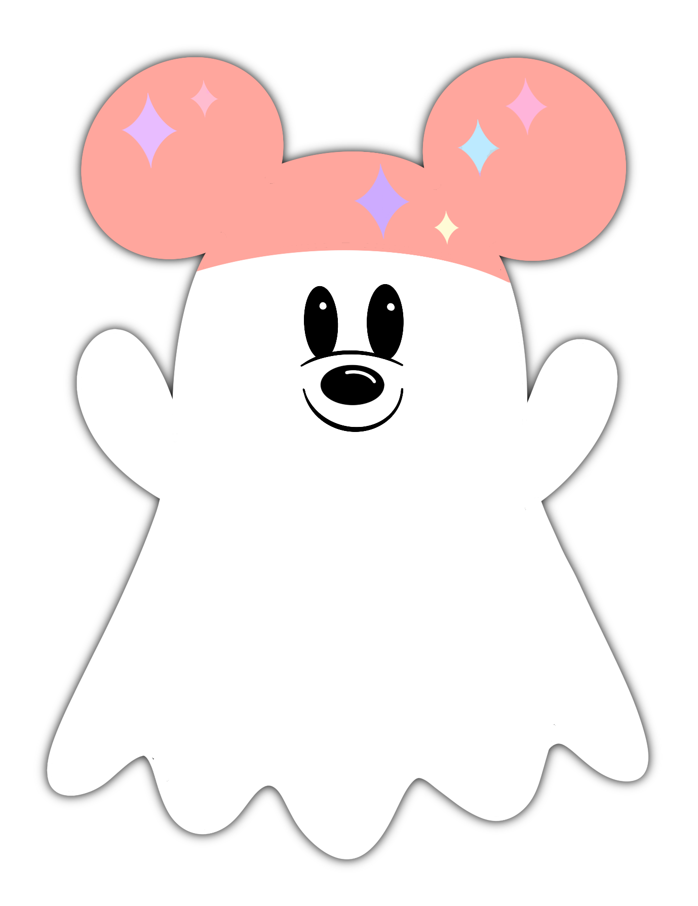 Stickers Mickey pastel Boo