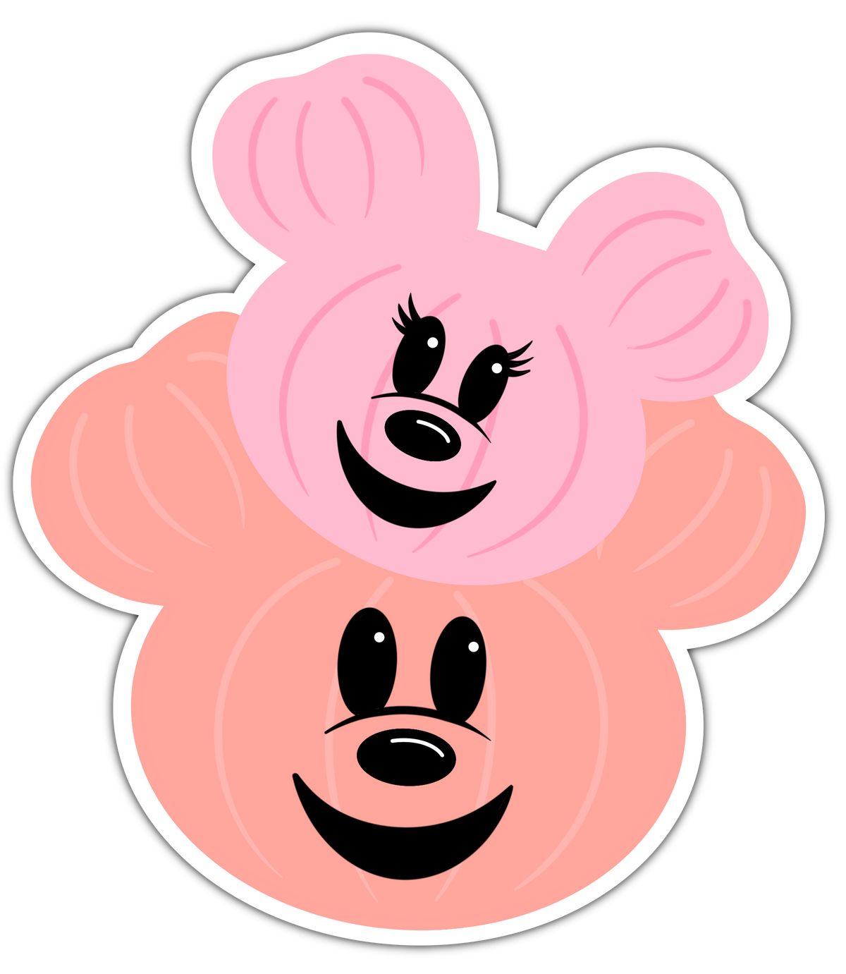 Stickers citrouilles pastel Boo