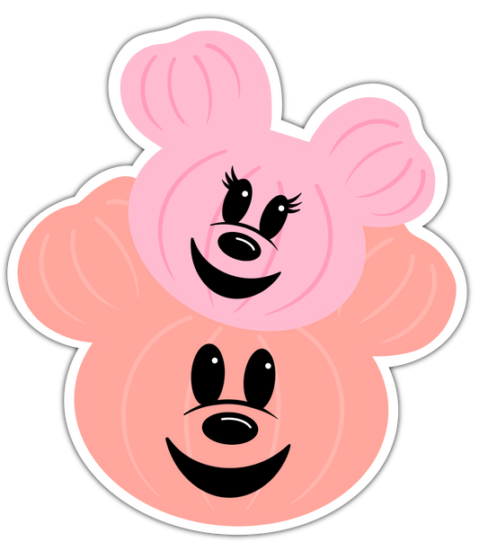 Stickers citrouilles pastel Boo