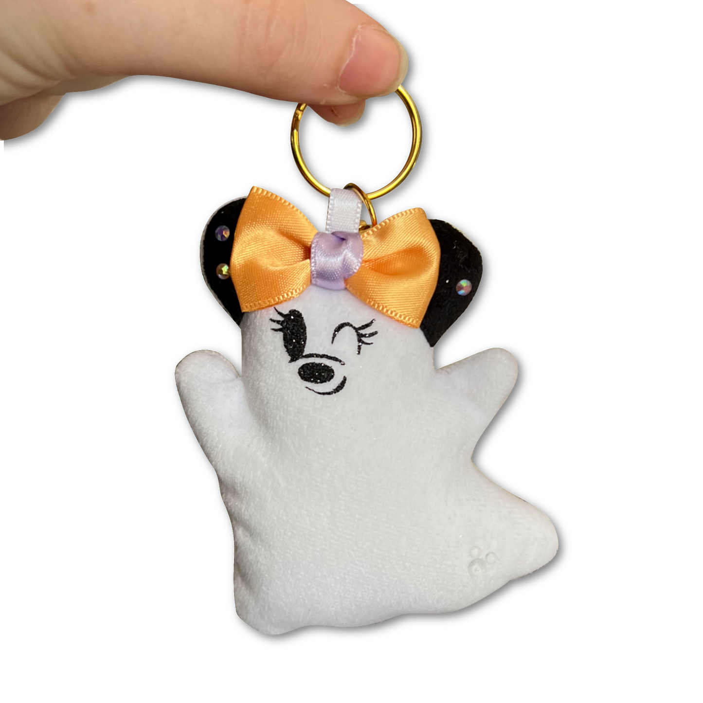 Porte clé Minnie fantôme noire