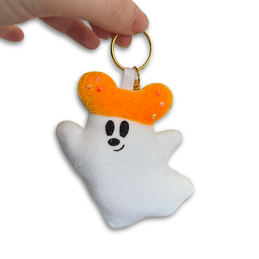 Porte clé Mickey fantôme orange