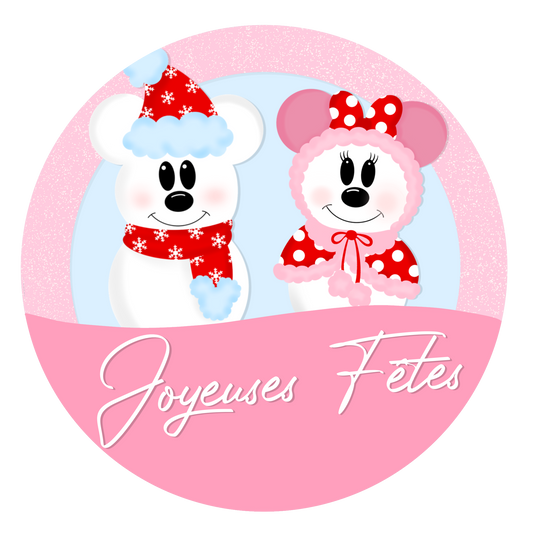 Badge Bonhomme de neige