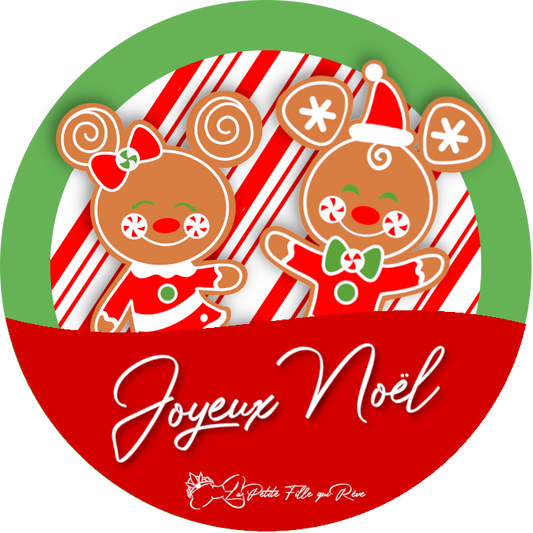 Badge Pain d'épices Rouge/vert